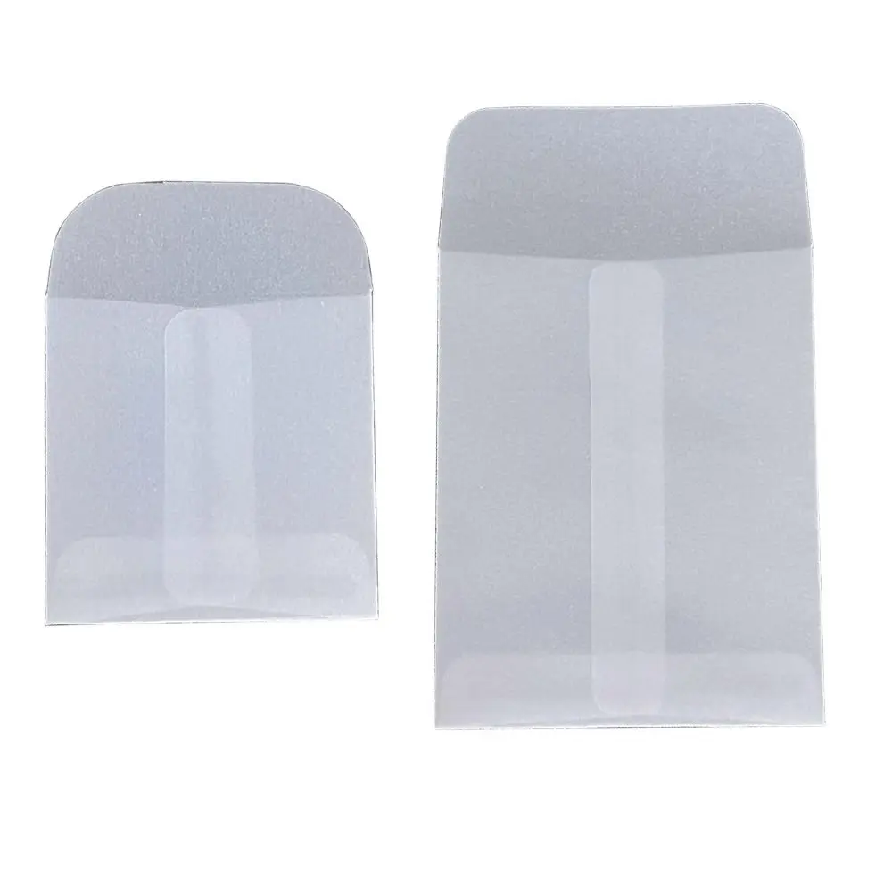 20Pcs Multi-function Butter Paper Butter Paper Bags Semi-transparent Postcard Card Storage Card Holder Dustproof Photo Cover
