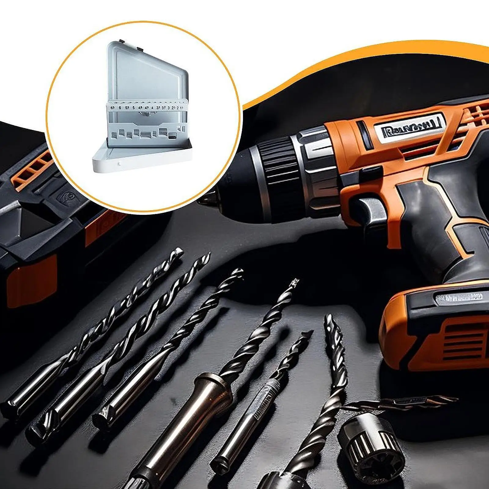 

Металлический органайзер для сверл, держатель для буров, портативный диспенсер для инструментов, аксессуар для домашнего ремонта