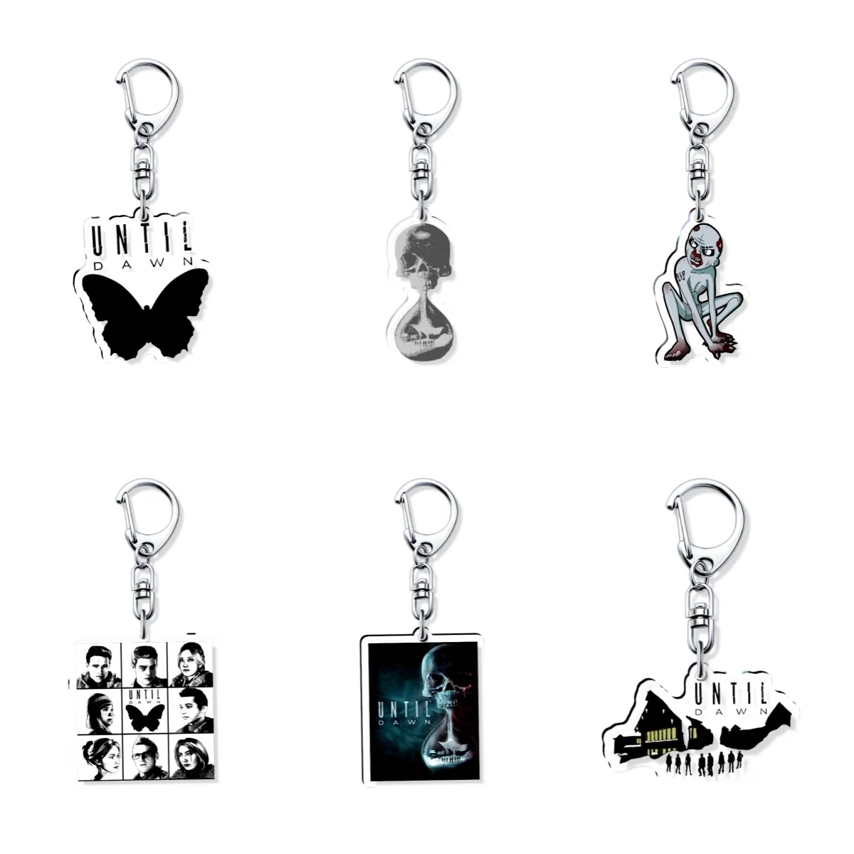 

Until Dawn Acrylic Keychain Special Bag Charms Pendant Souvenir Creative Llavero Kingring Game Related Products Fan Gift Friend
