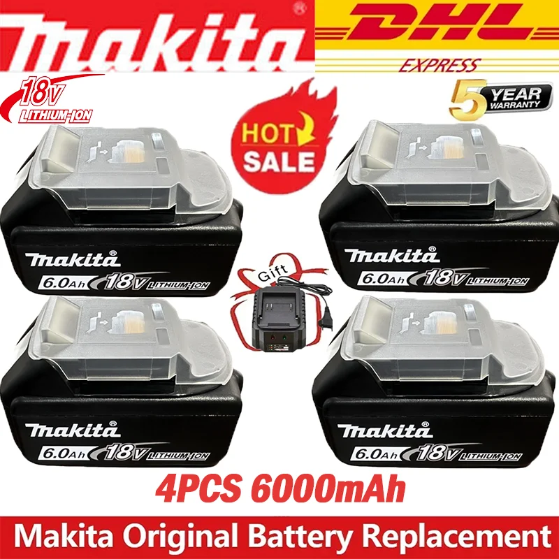 

Original GenuineMakita 18V Battery，With indicator Rechargeable Makita 18V Battery,BL1830 BL1840 BL1850 Power Tool Battery