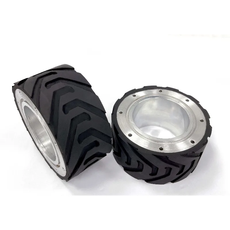 Custom Industrial Heavy Duty Durable Precision Cast Polyurethane Rubber Drive Wheels Polyurethane Coated Drive Wheels