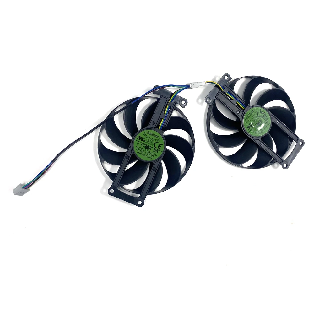 FDC10H12S9-C de refrigeración T129215BU, ventilador de 6 pines RTX 2060 Super GPU para ASUS GTX 1660 1660Ti Dual EVO OC RTX2070, Enfriador de tarjetas gráficas