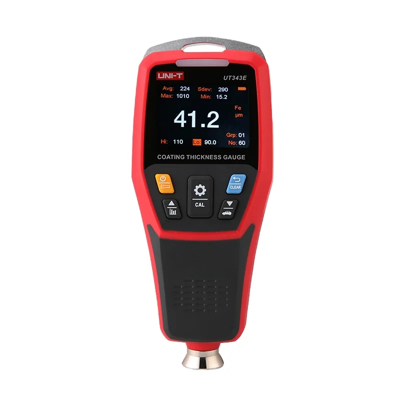 

UT343E Coating Thickness Gauge 2000um For Car Film Paint Thickness Automobile Paint Detector Tester Coating Measuring