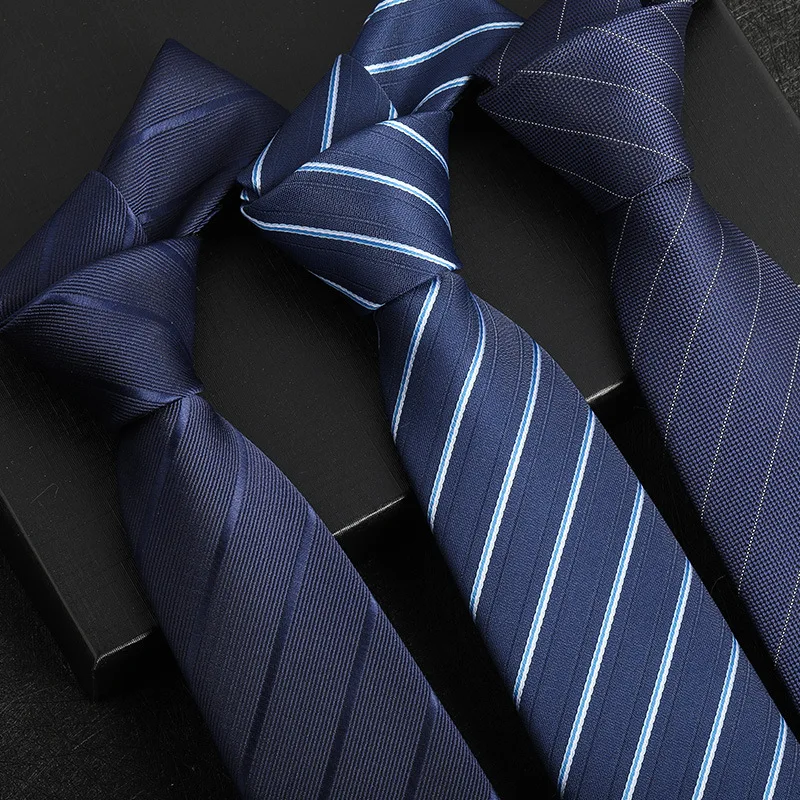 Tie, men's formal attire, business career, wedding groom, Korean version, zippered hand tie