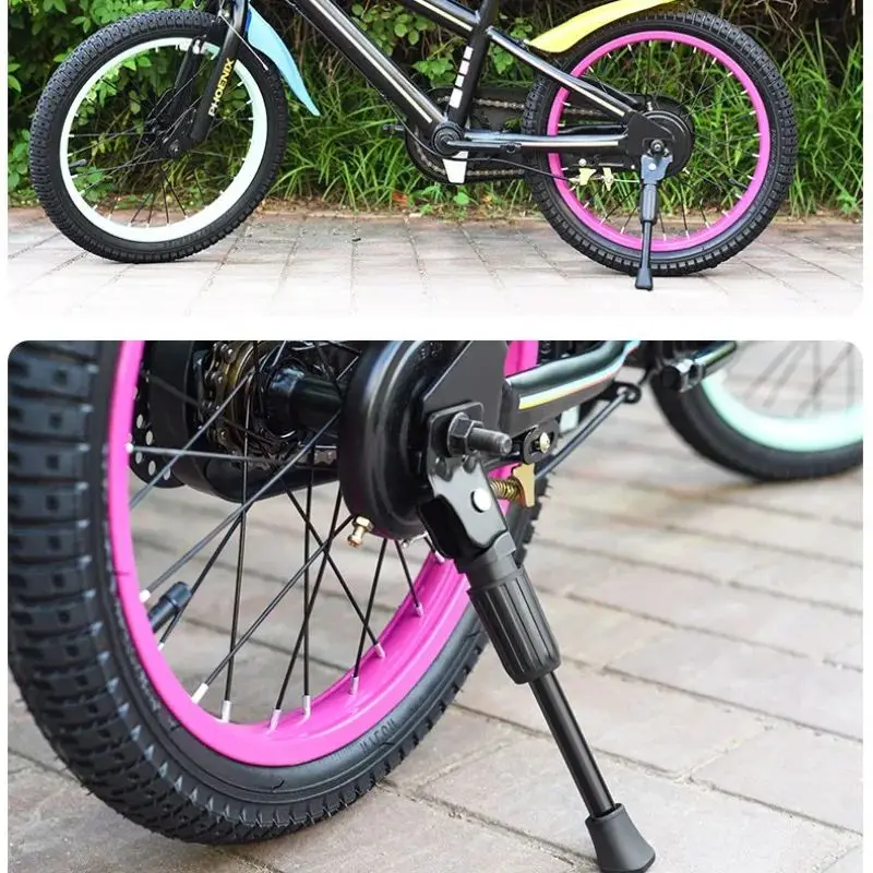 Fahrrad-Seitenständer für Kinderfahrräder, Parkständer, Fußstütze für 12/14/16/18/20 Zoll Kinderfahrräder, Fahrradzubehör – Detail 5