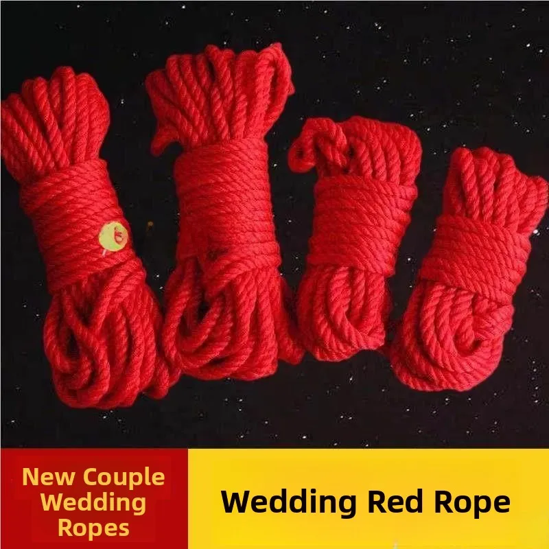 vintage-red-rope-hair-ties-for-photography-studios-old-style-knotting-headbands-diy-sewing-accessories-red-yarn-circle-head-r