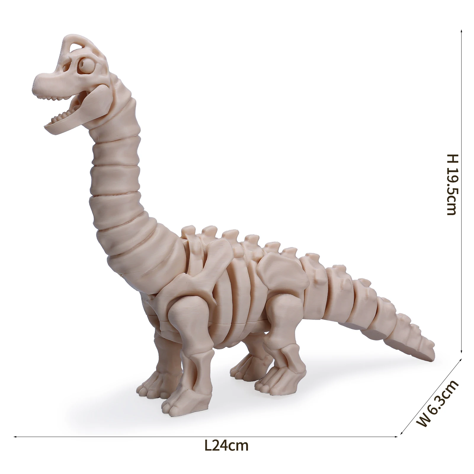 3Dプリント恐竜おもちゃフィギュア骨格模型ティラノサウルス 