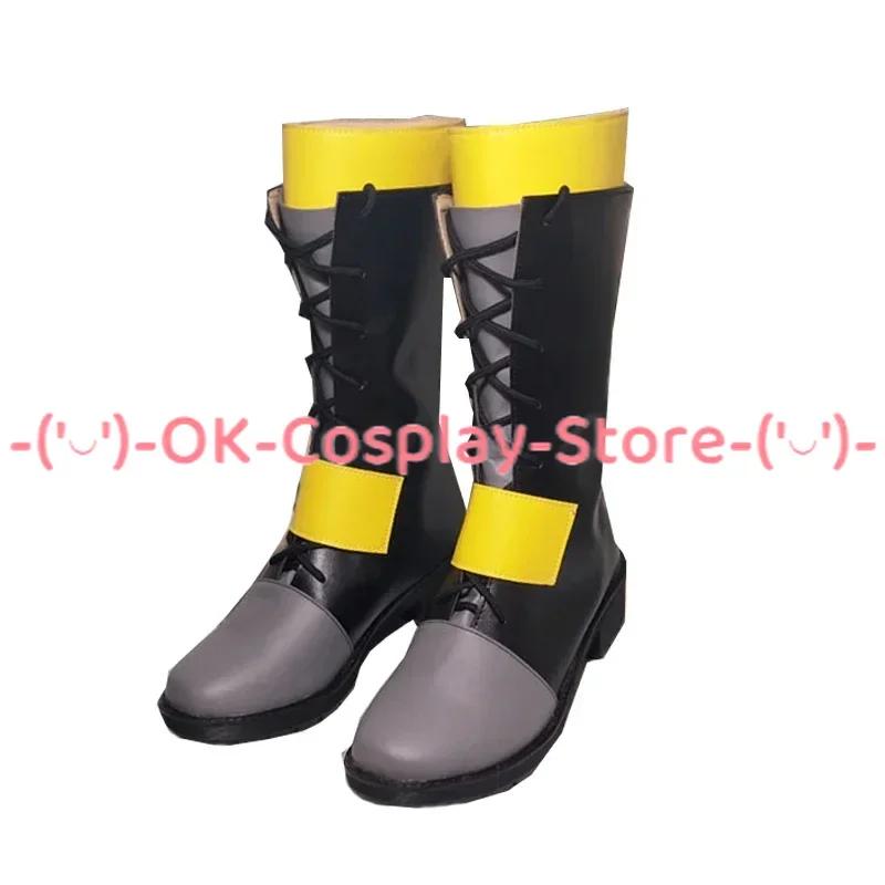 Game Girls Frontline Ump45 Cosplay Shoes Halloween Carnival Boots Cosplay Prop PU Leather Shoes Custom Made