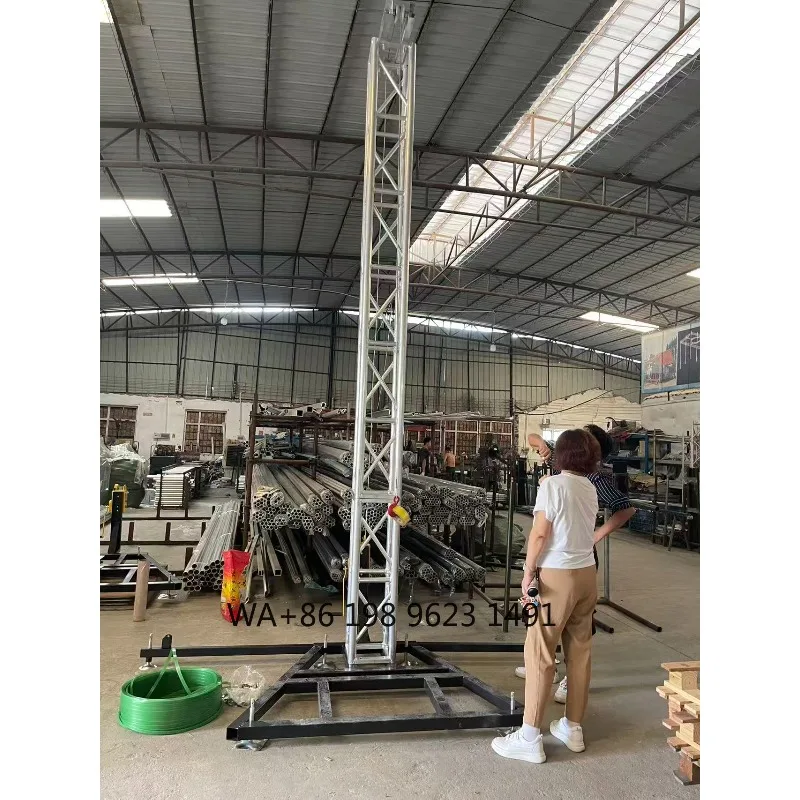6061 Aluminum Alloy Portable A-Frame Line Array Stand Gantry Truss Shelf Stage Lighting Bar Outdoor view 4