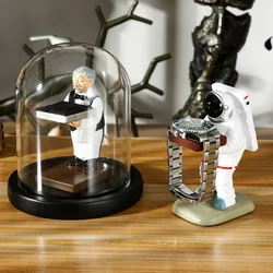 New Resin Watch Stand Individuality Astronaut Old Housekeeper  Holder Watch Storage Boxes Creative Decorative Ornaments Jewelry