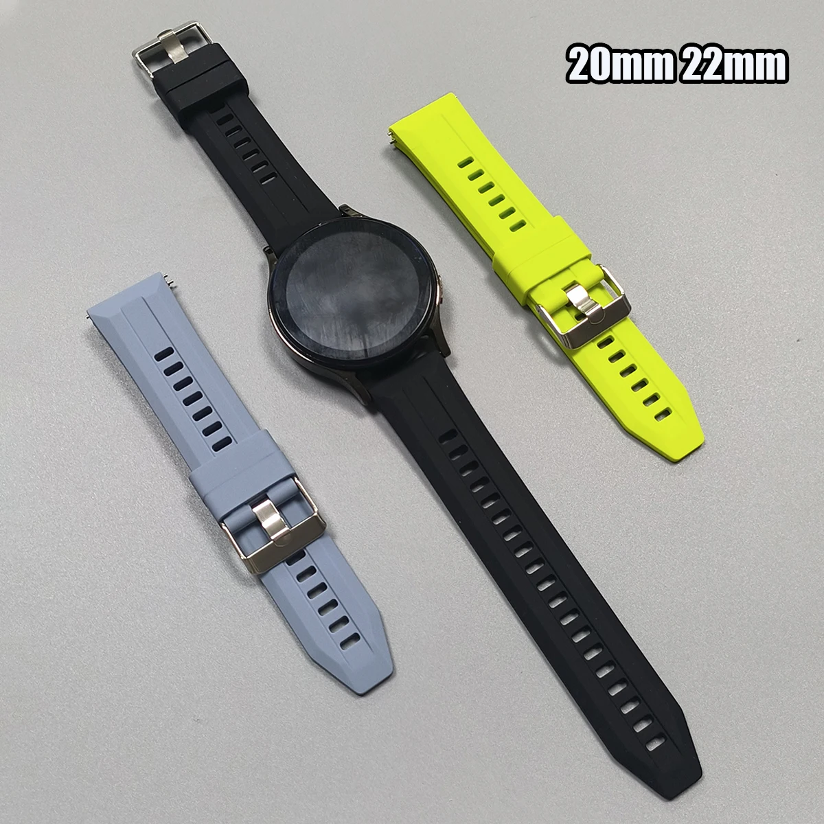 Correa de reloj de silicona de dos tonos para Suunto Run/RACE S/Ocean/pulsera deportiva Vertical para Suunto 5 9 Peak Pro 22mm