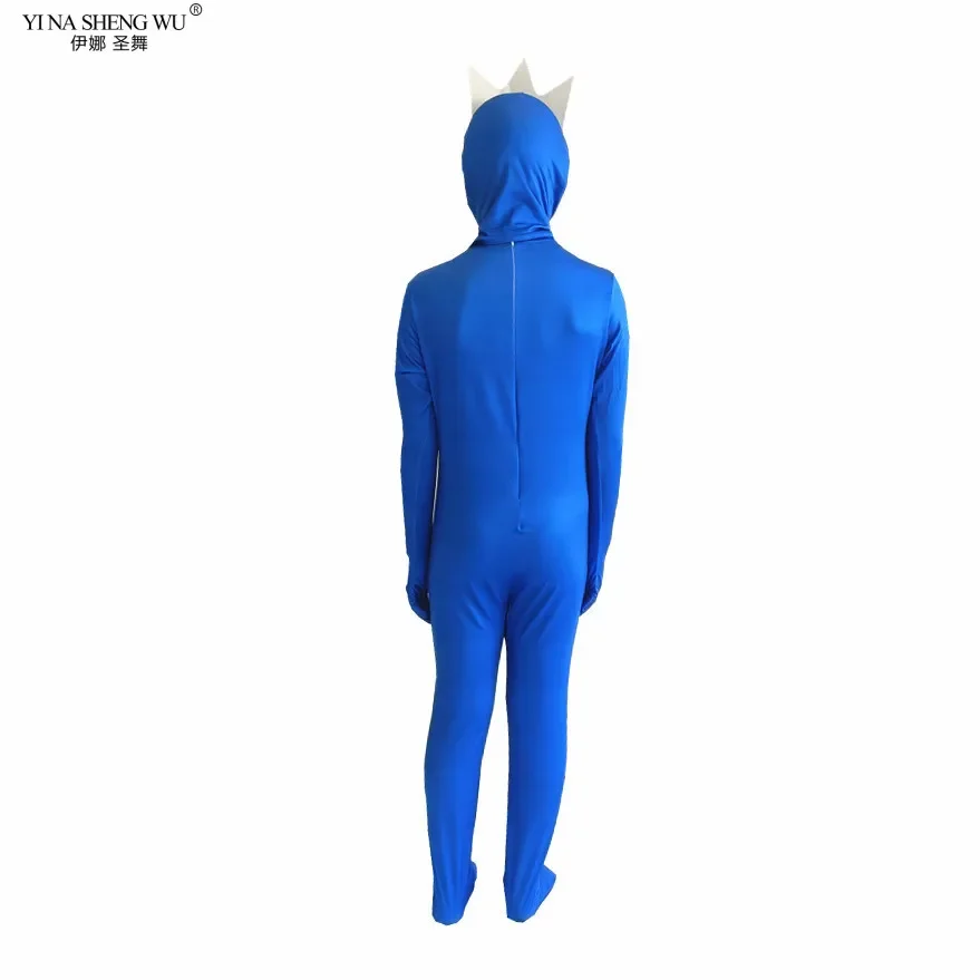 Regenboog Vrienden Kostuum Kids Boys Blue Monster Wiki Cosplay Horror Game Halloween Jumpsuit Carnaval Verjaardagsfeestje Jongens Kostuum