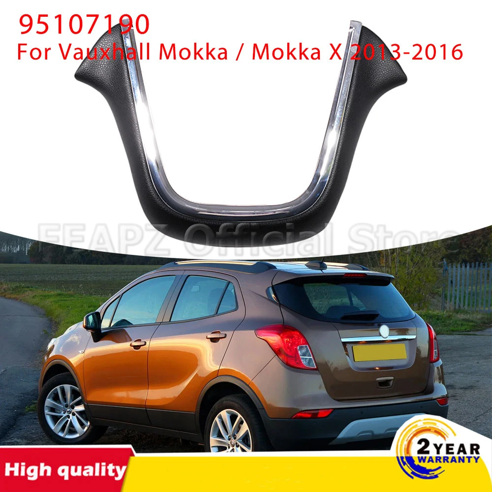 

Dashboard Trim Compatible with 2013-2016 Buick Encore Plastic Instrument Panel Center Molding Cover Chrome