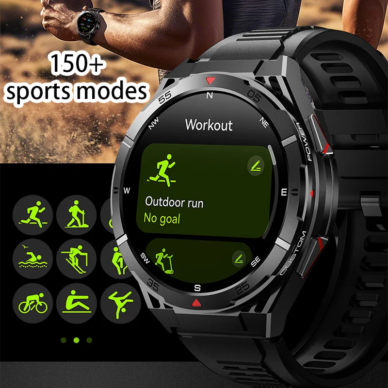 2025 New for HUAWEI Original Premium GPS SmartWatch Ultra HD AMOLED Display Built-in GPS BT Call 5ATM Waterproof Smart Bracelet