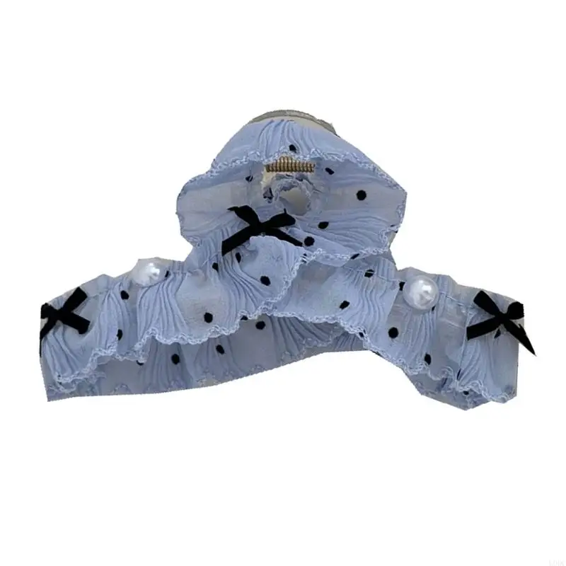 Pinza para acrílica, pinza para con agarre seguro, decoración encaje y puntos, accesorio para cabello a