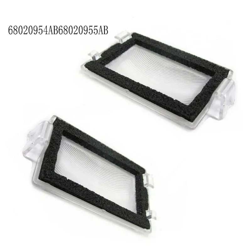 

1 пара линз освещения заднего номерного знака для Jeep Grand Cherokee 2005-2024 68020954AB68020955AB