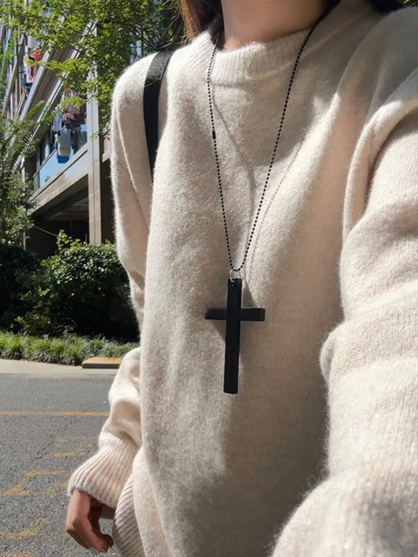 

Soft Tassel Knit Sweater Couple Sle Autumn Winter Aosphere Fluffy Casual Long Sve round Ne Pullover Men Women Base S...