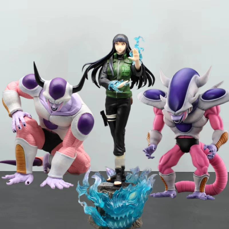 

Аниме фигурка Наруто Хината Учиха Саске фигурки Dragon Ball вторая третья форма Frieza ПВХ коллекция статуя модель игрушки