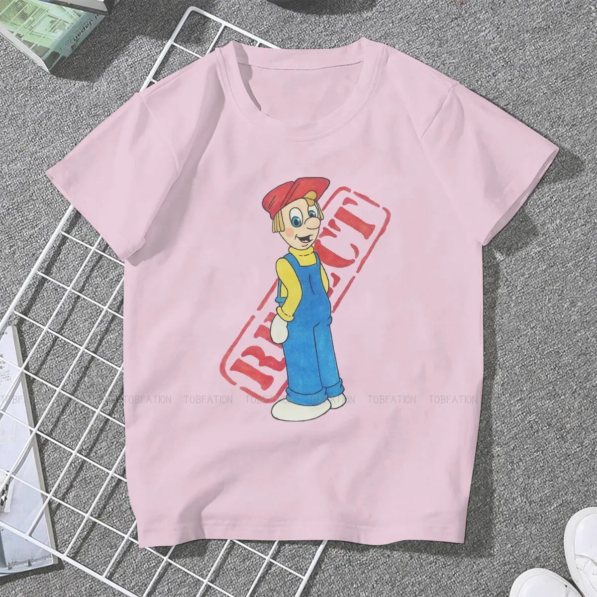 The Raggy Dolls Toys Grimes Toy Factory 100% Cotton TShirts Claude  Personalize 4XL 5XL Woman's T Shirt Hipster Clothing