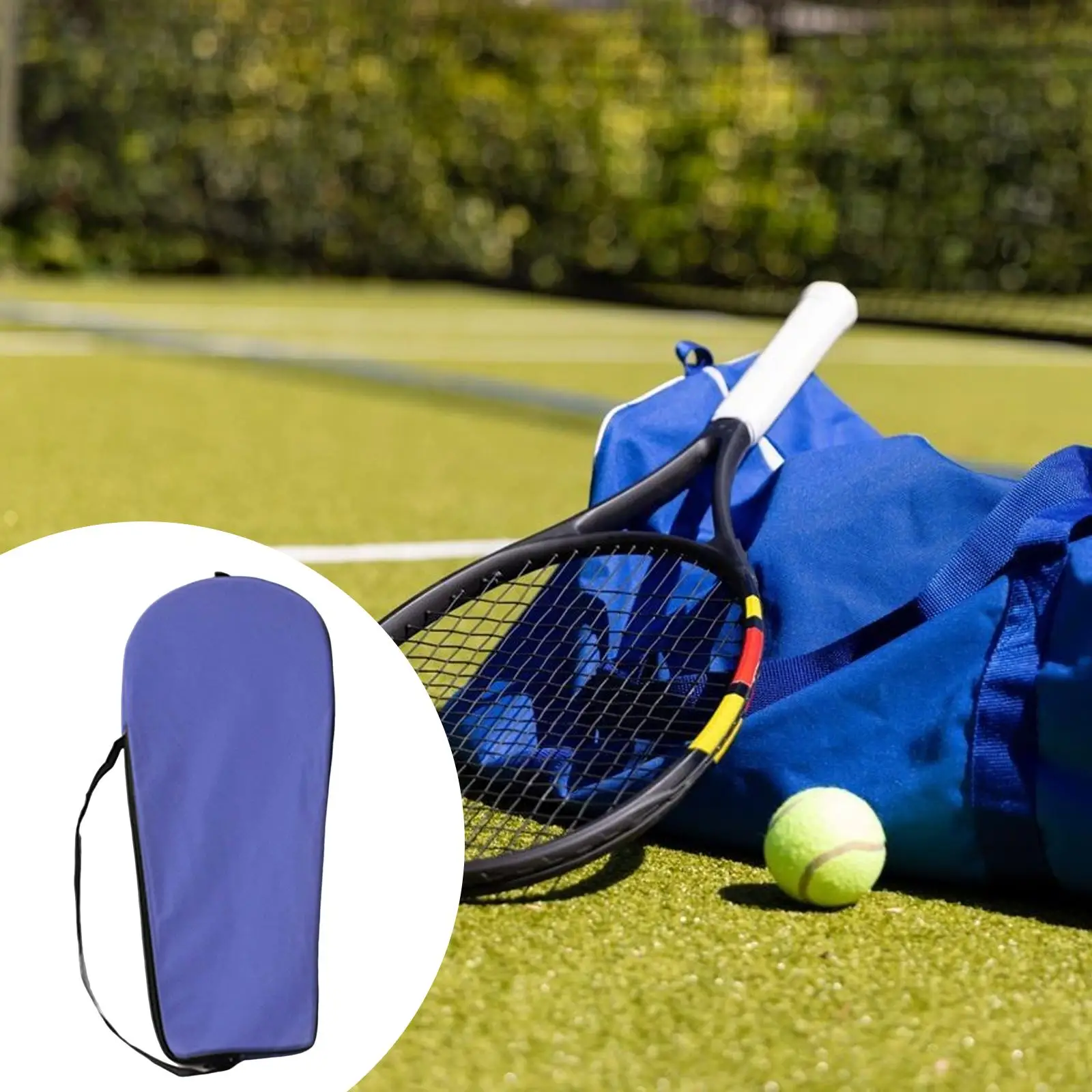 

Tennis Racquet Cover Bag Versatile Lightweight Racquet Protection Carrying Case