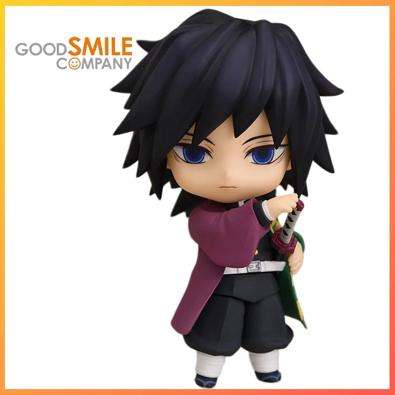 

GOOD SMILE COMPANY Nendoroid 1408 Томиока Гию из «Клинка, рассекающего демонов» (Kimetsu No Yaiba), Q-стиль, коллекционная фигурка из ПВХ, украшение для рабочего стола, подарок