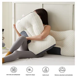 New SPA Massage Pillow Sleep Aid and Neck Pillow Household Soy Fiber Bedding Sleeping Pad Pillow Cushion and Pillow for Sleeping