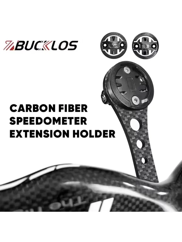 AliExpress BUCKLOS Carbon Fiber Speedometer Holder Road Mountain Bike Computer Holder for Garmin Bryton Bicycle Stopwatch Holder Bike Parts