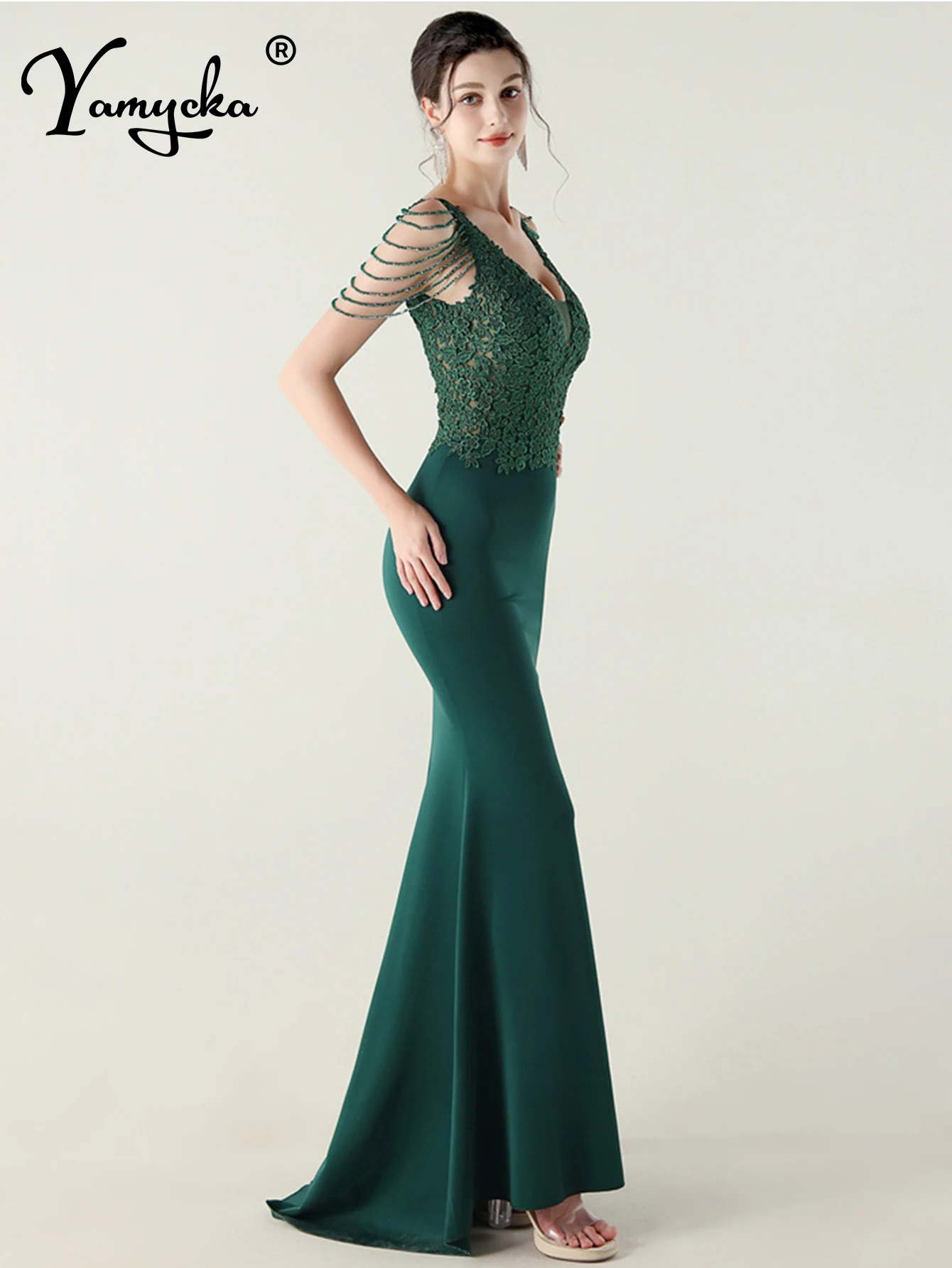 

Sexy see through lace rhinestone summer dress women elegant wedding long dresses 2025 woman luxury evening party dresses vestido