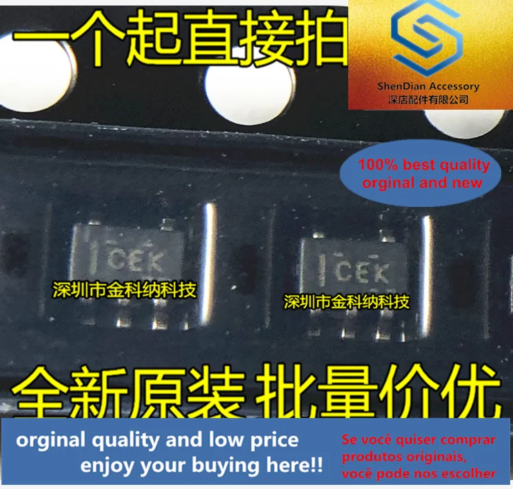 10pcs only orginal new SN74LVC1G08DCKR silk screen CEK code CER single 2-input AND gate chip SOT23-5 best item