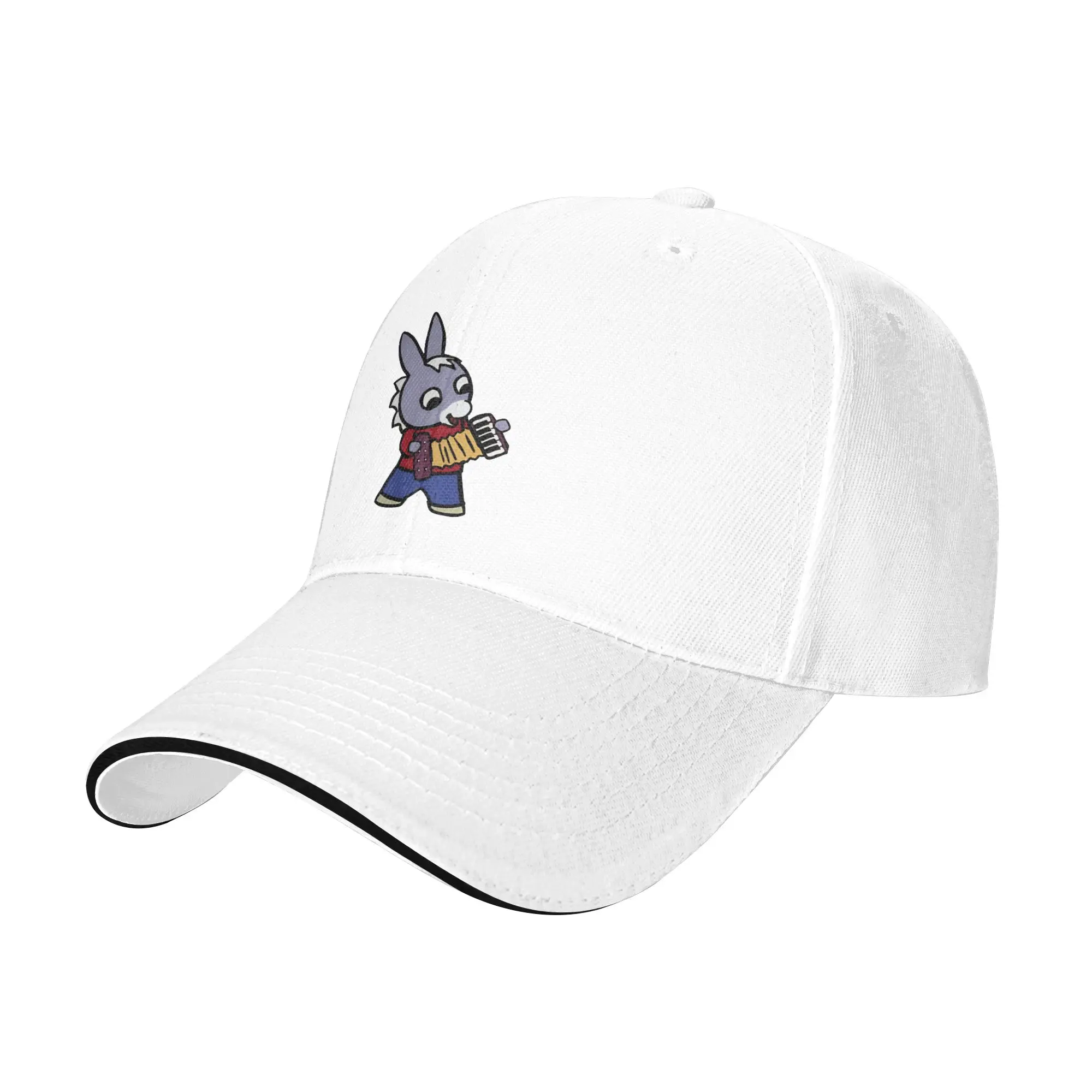Trotroes Cute Donkey Cartoon Sandwich Baseball Caps Fashion Adjustable Learning Adventure Snapback Hat Unisex Running Adult Hats