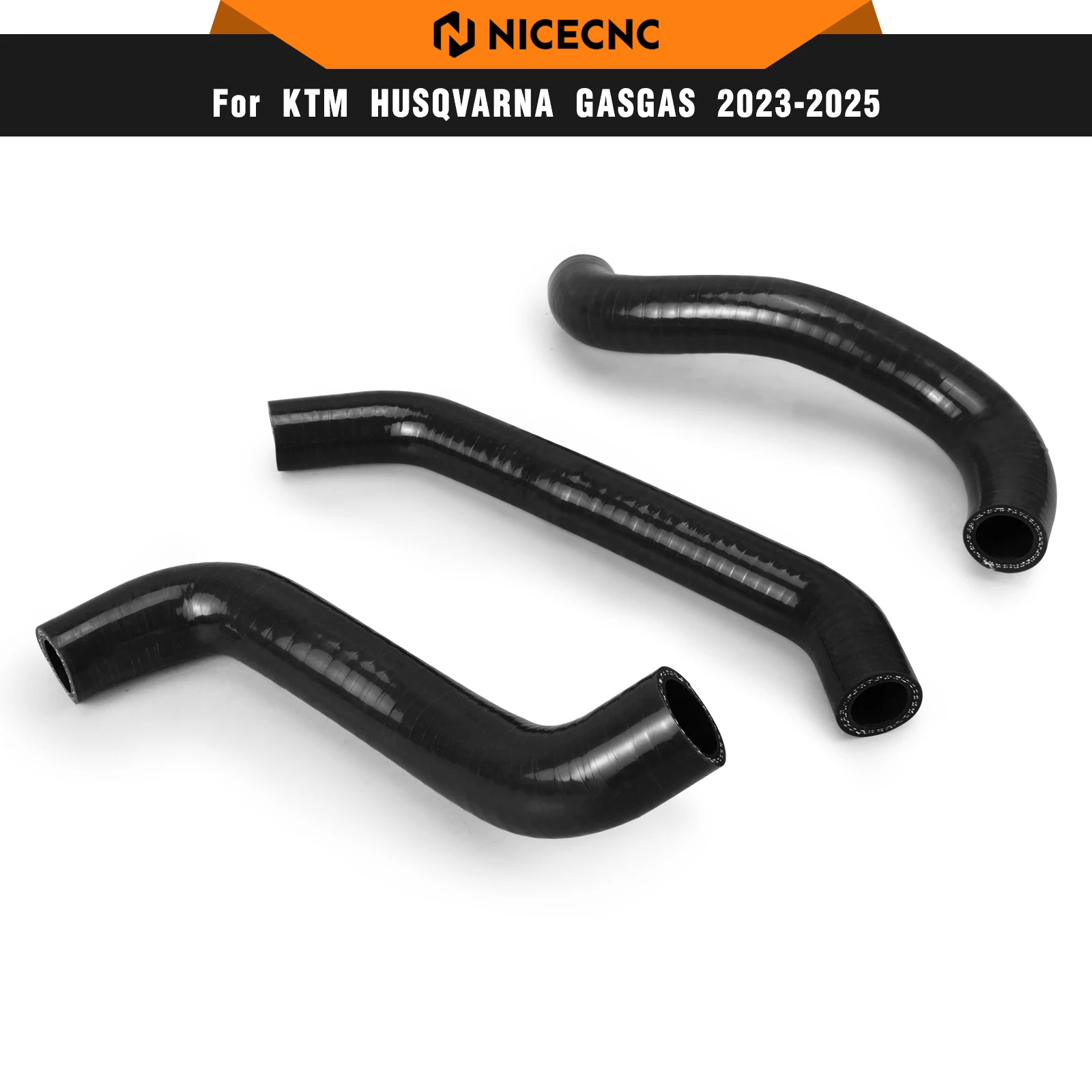 

NICECNC For KTM EXC-F 350 SXF 350 SXF 250 2024 Silicone Radiator Coolant Hose Kit For Husqvarna FE350 FX350 GasGas EC350F EC250F