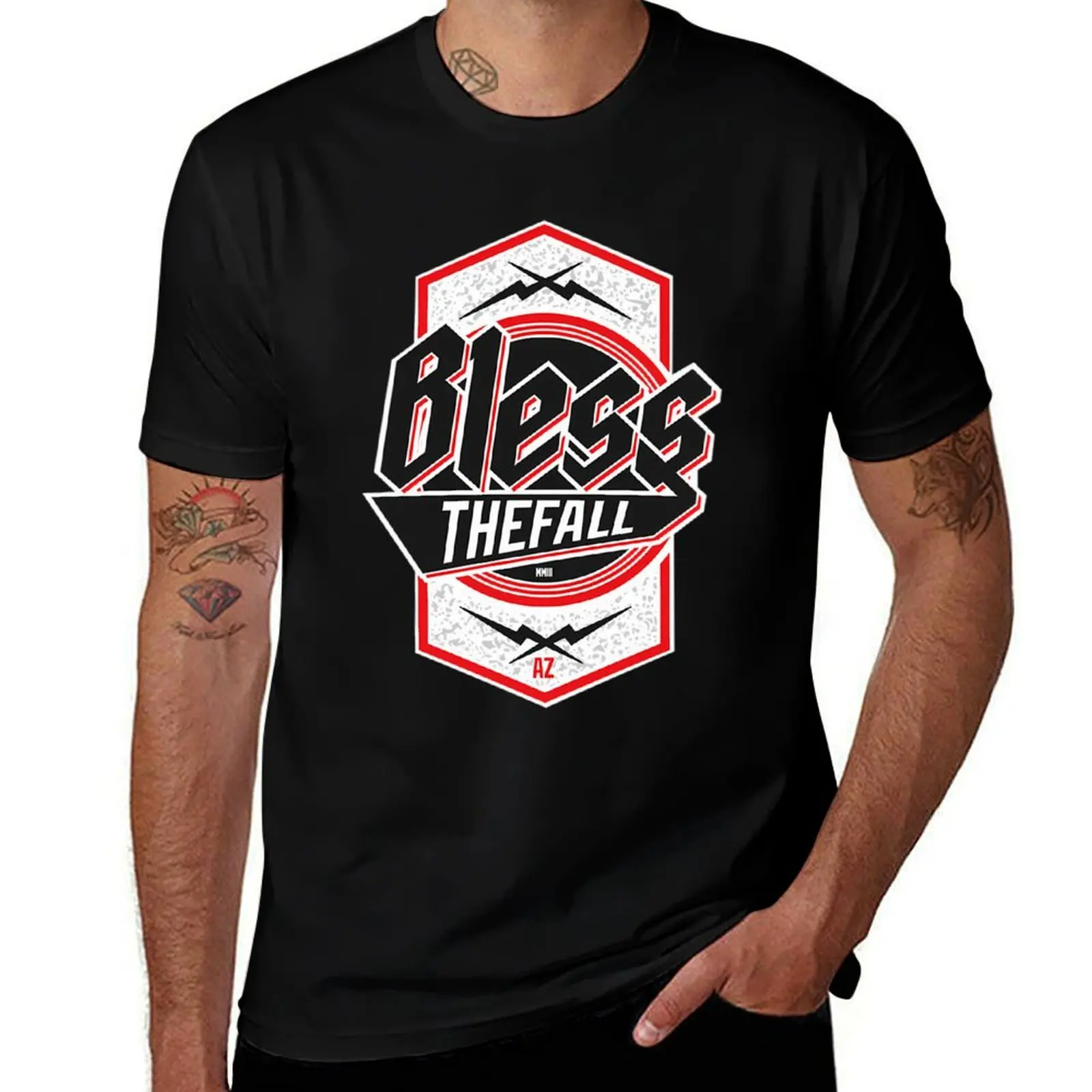 

Blessthefall Shield T-Shirt t shirt for man 100 percent cotton t shirts for man graphic cars