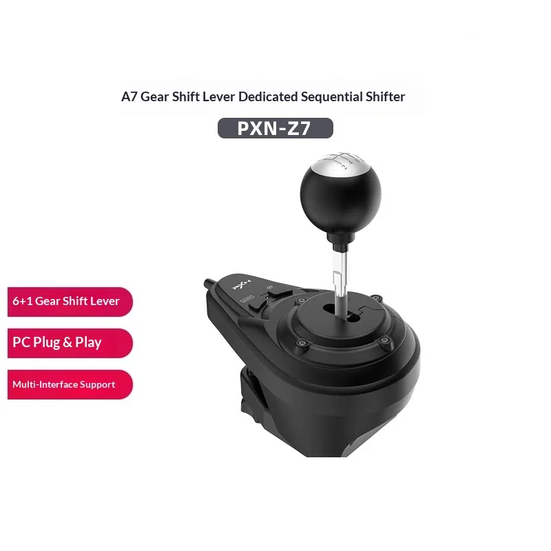 Pxn A7 Game Gear Lever For Pxn-V10 Game Steering Wheel Controller 6+1 Gear Special Custom Manual Shift Lever Of Game Simulator