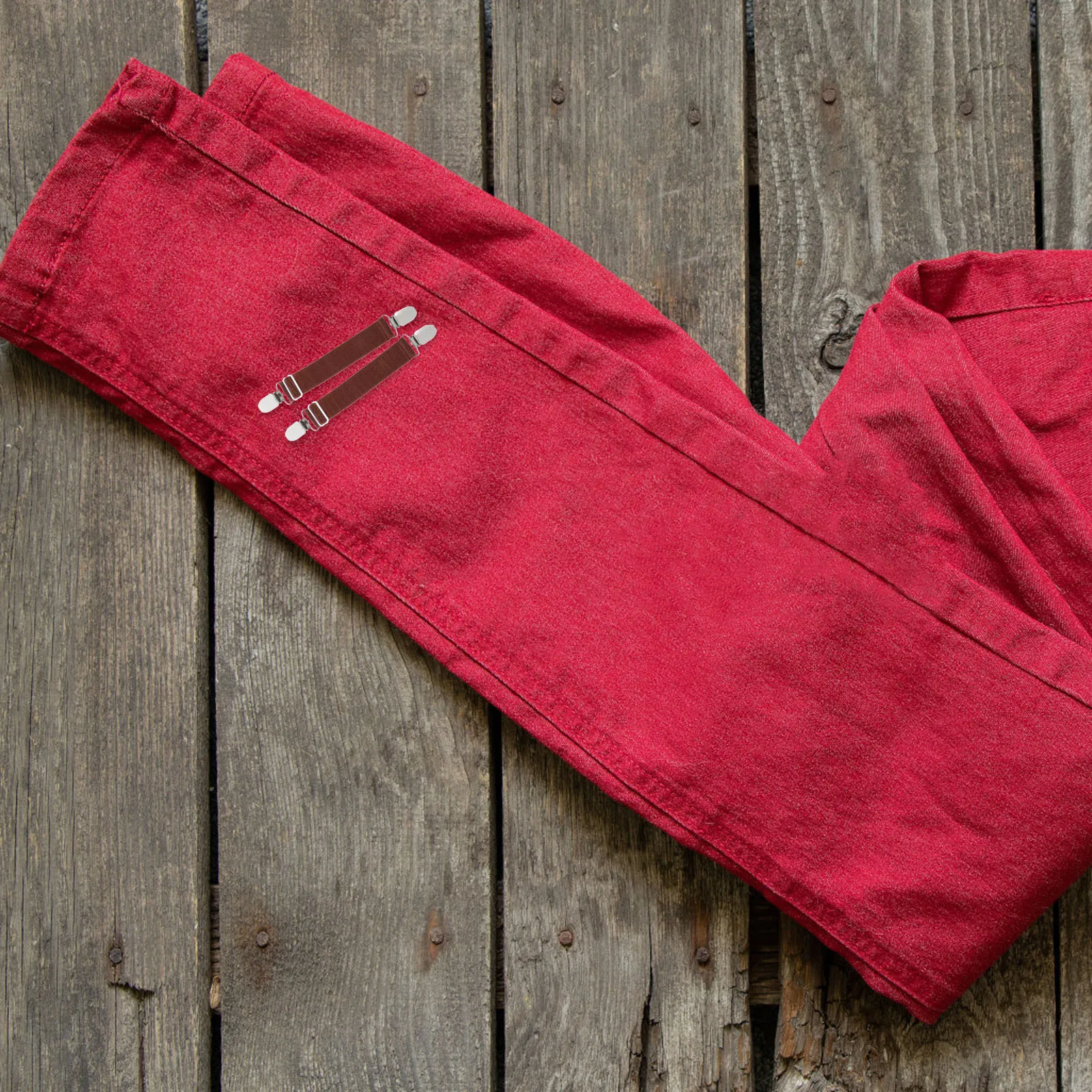 

1 Pair Multifunctional Elastic Pant Clips Adjustable For Cycling Camping Hiking Sofa Mattress Cover Fasteners Bed Sheet Holder