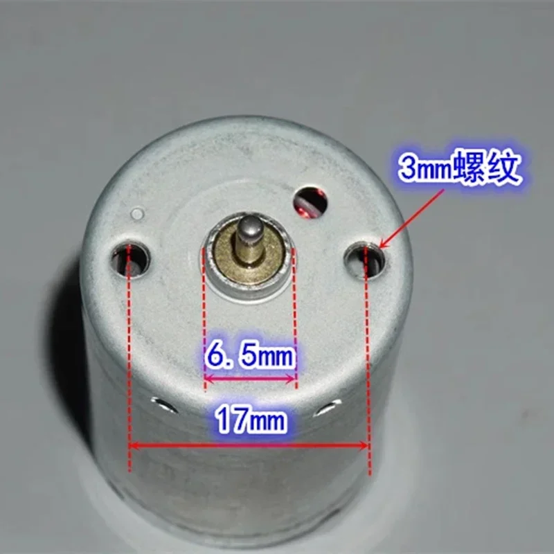 MABUCHI RK-370CA-26100 Mini 370 Motor DC 3V 5V 6V 10600RPM High Speed Kohlebürste Micro 24mm Elektromotor DIY Luftpumpe Motor