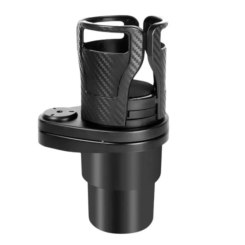2 In 1 Bekerhouder Expander Voor Auto Cup Expander Houder Auto 360 Graden Roterende Basis Universele Multifunctionele Dubbele Bekerhouders