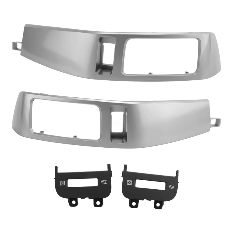

A30F-2Pcs Car Air Conditioner Outlet Frame A/C Vents Plate Panel For Toyota Land Cruiser Prado 120 Lexus GX470 2003-2009