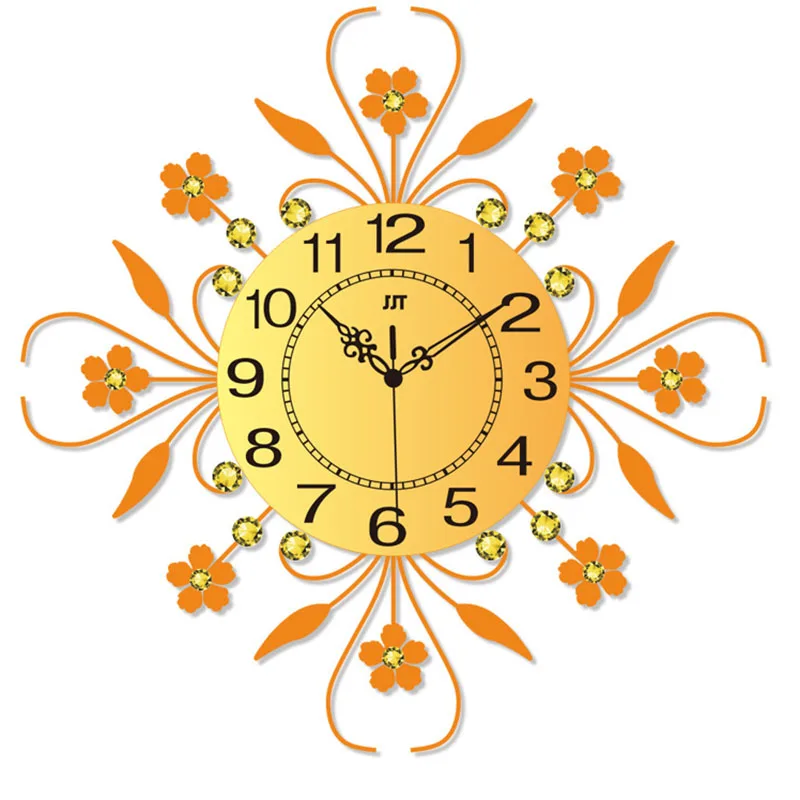 Nordic Wall Clock Modern Living Room Decoration Large Wall Clocks Bedroom Silent Movement Clock Luxury Decorative Quartz Clocks