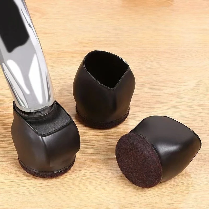 

5 Pcs Rotating Chair Holder Computer Chair Anti Slip Thickened Wear Pad Office Chair Wheel Caster Roller Leg Sleeve