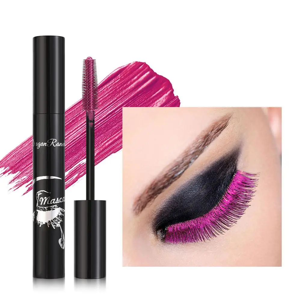 Neue Farbe wasserdichte Mascara flüssige Wimpern verlängerung keine Volumen klumpen und keine wisch feste Länge Mascara High-End d2a0