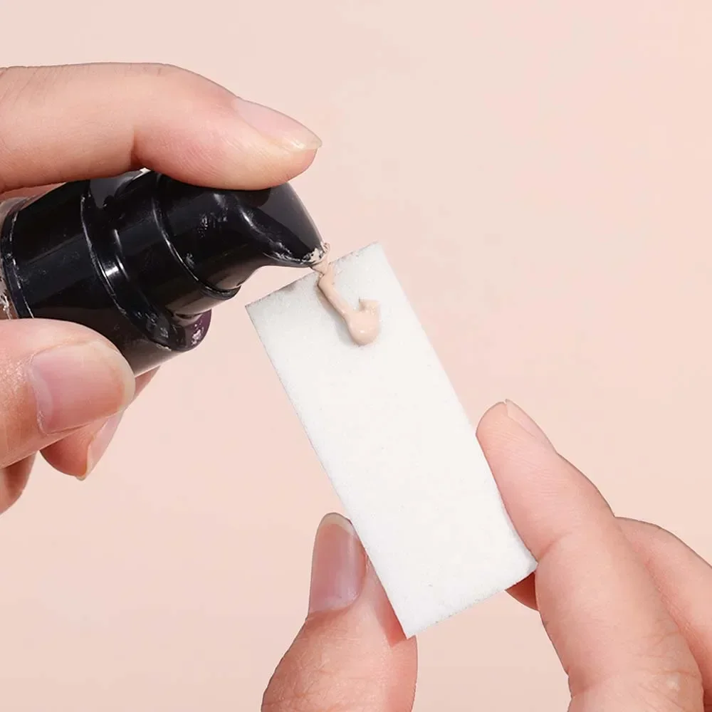 100 pçs/set triângulo macio maquiagem esponja rosto fundação corretivo creme em pó mistura manchas seco molhado uso puff ferramenta cosmética