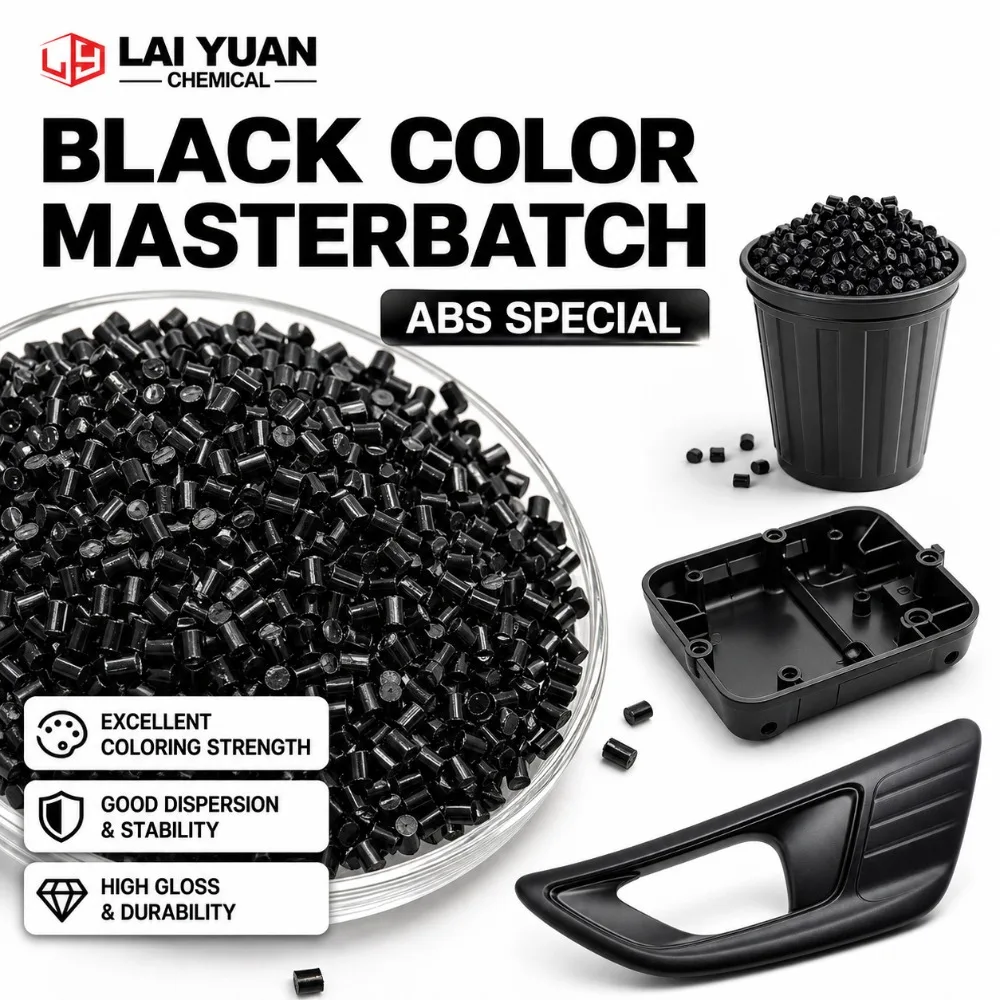 High Opacity ABS Special Coloring Masterbatch Is Suitable for Injection Molding Blown Film and Granulation of Plastic Particles