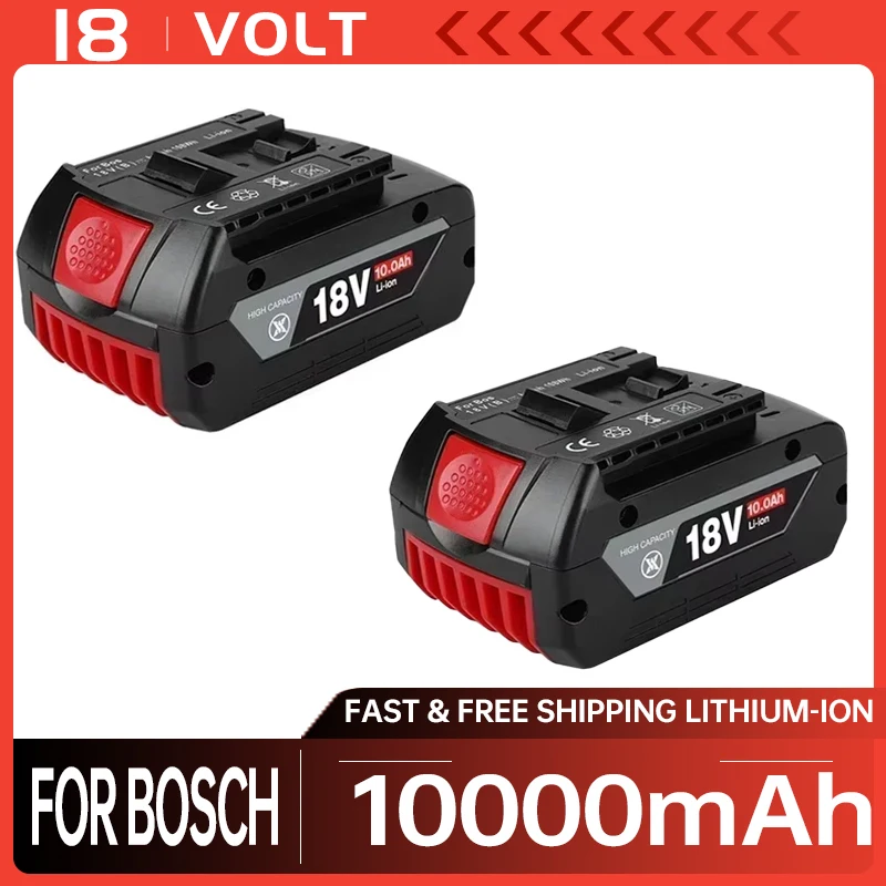 

Authentic Bosch 18V 10Ah Battery - Compatible with GBA/GSR/GSB - Fuel Gauge Included!