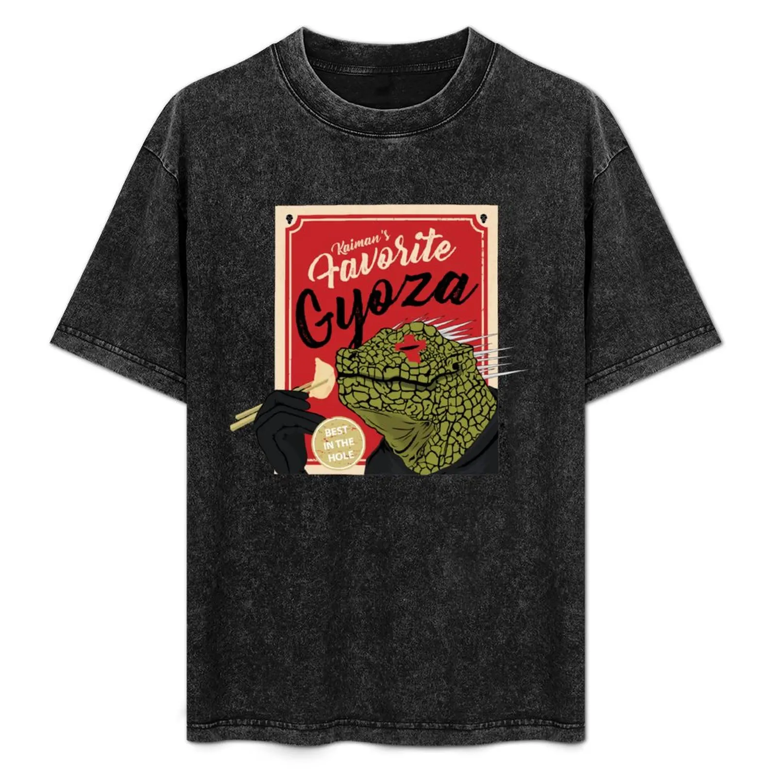 Dorohedoro anime Kaiman eating Gyoza T-Shirt Odor Resistant Short Sleeve Top