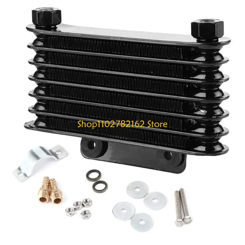 547B Versatile Motorcycle Oil Coolers Engine Cooling System Universal Oil Radiator Vehicle Accessories for 125CC to 250CC Bike