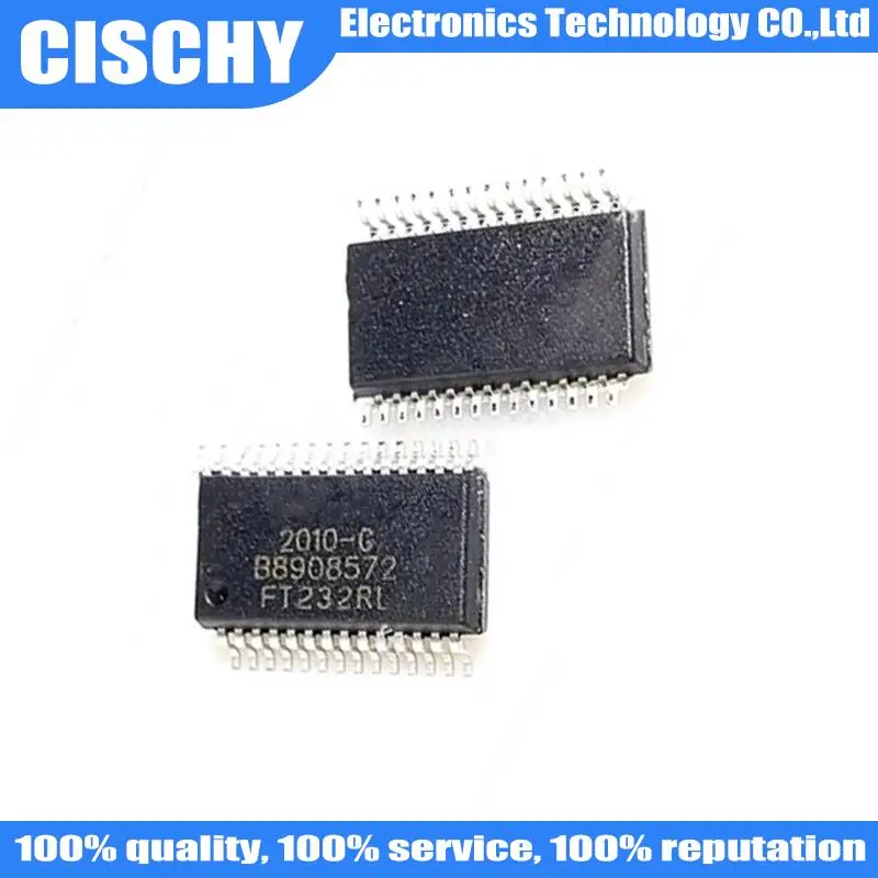 2pcs/lot  FT232RL FT232 SSOP-28 USB serial chip bridge In Stock