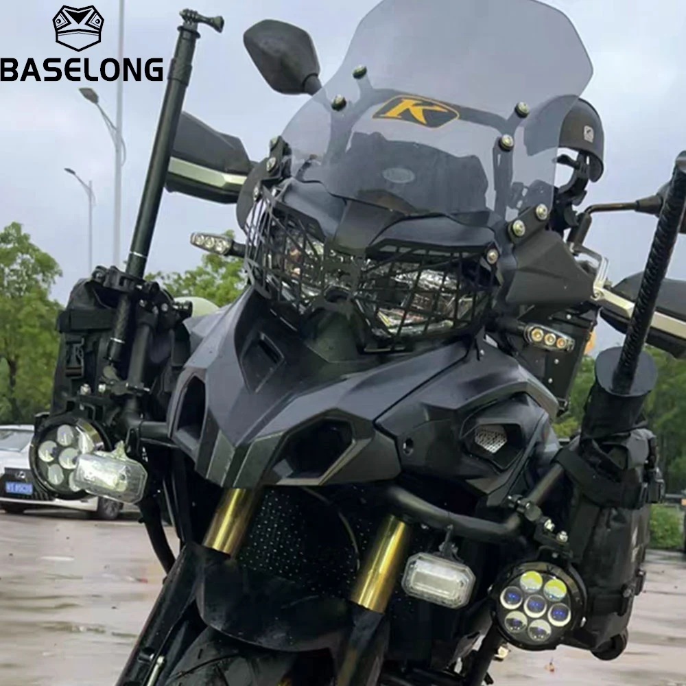 

Motorcycle Accessories TRK 702 X Headlight Guard Grill Grille Protector Cover For Benelli TRK702 TRK702X TRK 702X 2022 2023 2024