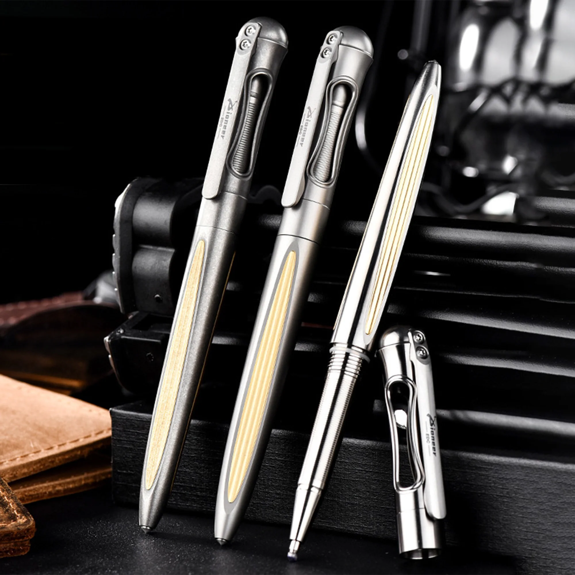 Titanium alloy Tactical Pen EDC Self-defense Multi-functional Tool Business Signature Pen