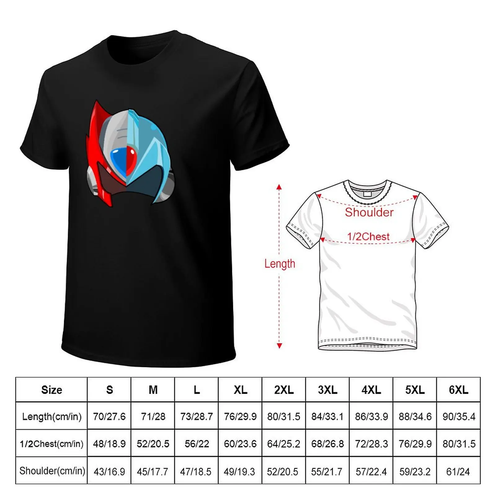 MegaMan Clash Zero v X T-Shirt man t shirt cotton high quality T-Shirt