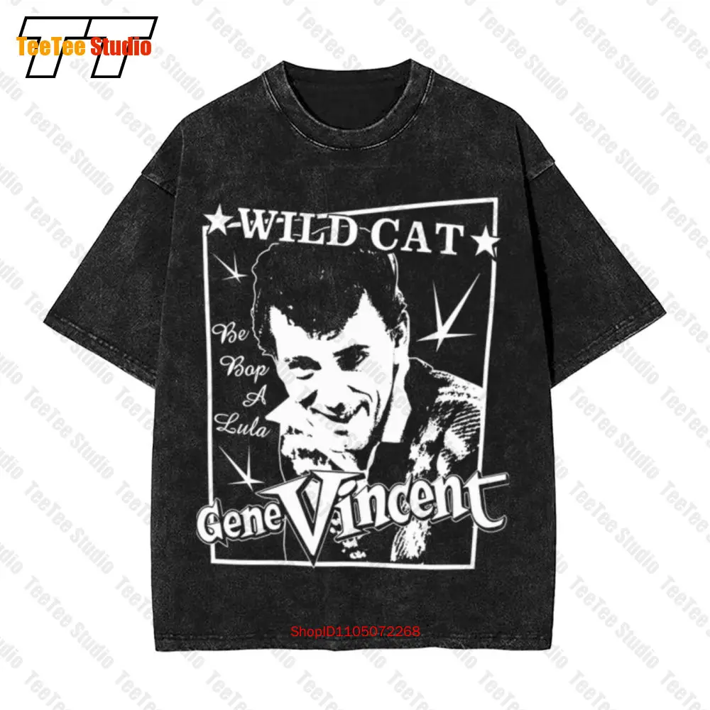 Gene Vincent Wildcat Women'S Vintage Oversized T-Shirt QECX